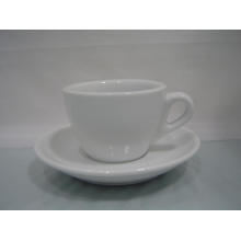 Porcelain Cappuccino Cup with Saucer 150ml